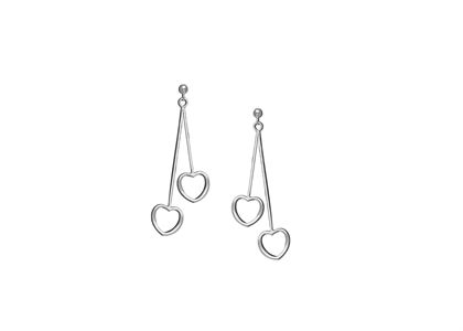 Heart Shape Dangle Earring